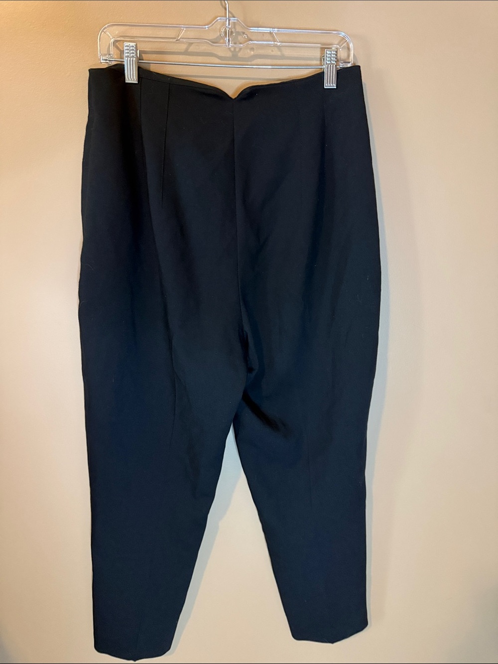 Zara Black Tailored Ankle Pants Straight Leg Minimalist Trouser - Picture 4 of 4